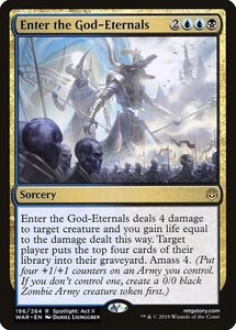 MTG ■金/英語版■ 《永遠神の投入/Enter the God-Eternals》灯争大戦 WAR