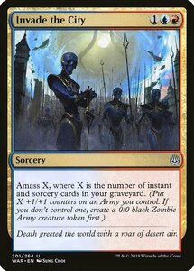 MTG ■金/英語版■ 《都市侵略/Invade the City》 灯争大戦 WAR