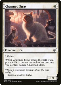 MTG ■白/英語版■ 《幸運な野良猫/Charmed Stray》灯争大戦 WAR