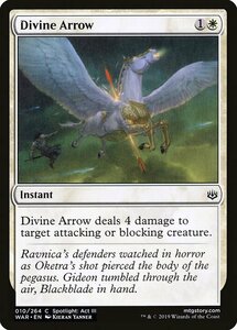 MTG ■白/英語版■ 《神聖なる矢/Divine Arrow》灯争大戦 WAR