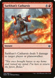 MTG ■赤/英語版■ 《サルカンの浄化/Sarkhan's Catharsis》灯争大戦 WAR