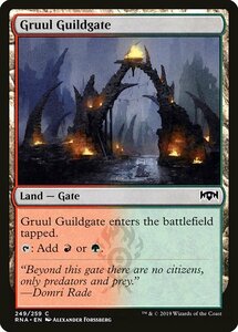 MTG ■土地/英語版■ 《グルールのギルド門/Gruul Guildgate?》ラヴニカの献身 RNA