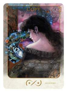 MTG ■トークン■ 《コピー/COPY */*》★FOIL★ Tokens of Spirit Terese Nielsen