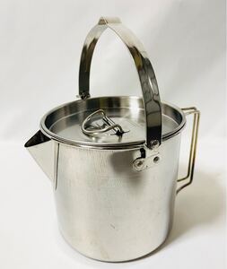 ステンレスケトル キャンプ たたんでコンパクト 1.2L 新品