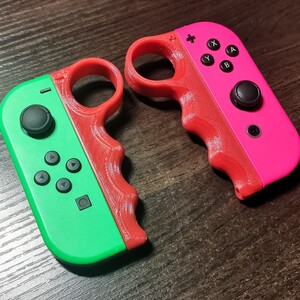Switch ジョイコン用 フィットボクシング グリップ P型 レッド