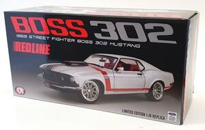 ACME (akme) 1/18 Ford Mustang Boss 302 1969 Street Fighter ( Red Line ) worldwide limitation 912 pcs 