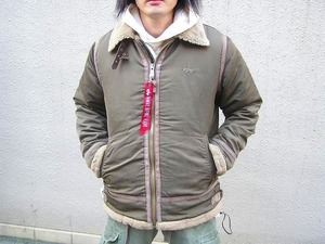 ２新品■アルファ RETAINER JKT(B-3)茶