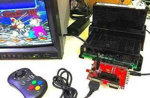 簡易コントロールボックス IDE電源付 NEOGEOパッド対応 ATX電源対応 JAMMA CBOX BOX パナツインやベガやコンボAVやシグマの代用に