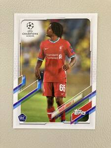 2020-21 Topps UEFA Champions League Edition Японская издание Япония Ларучи Ларочи Р.К. Новичок новичка @ 91