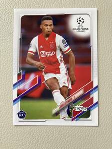 2020-21 Topps UEFA League League Японская издание Японская древесина древесина RC Rookie @ 71