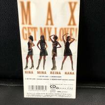 《中古》 音楽CD 「MAX：GET MY LOVE!」 8cmシングル J-POP 邦楽 中古 _画像2