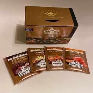 AHMAD TEA (アーマッドティー) デカフェ スウィーツティー セレクション ティーバッグ [カフェインレス ヘーゼルナ