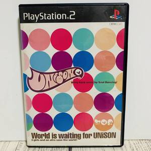 PlayStation2 PS2 - ユニゾン UNiSON リズムアクションゲーム TECMO テクモ レトロゲーム RETRO GAME (中古ゲームソフト)