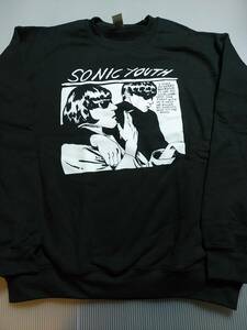 SONIC YOUTH スウェット トレーナー Goo 黒M ソニックユース オフィシャル / Pixies Mudhoney Nirvana Smashing Pumpkins Lydia Lunch L7