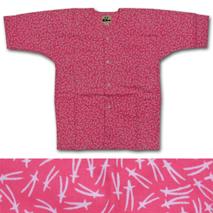 o festival supplies Tokyo Edo one print common carp . shirt pink pine leaf ( pattern ) 1 number ( for children )