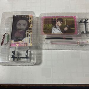 鬼滅の刃 栗花落カナヲ 竈門禰豆子 日輪刀コレクションセット 東京ドームシティ アクリルキーホルダー カナヲ セット