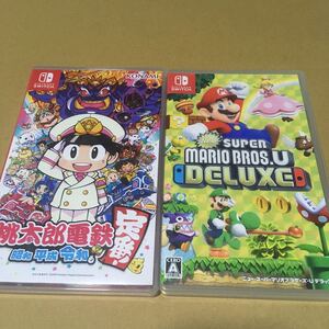 【Switch】 桃太郎電鉄 昭和 平成 令和も定番! スーパーマリオブラザーズUデラックス