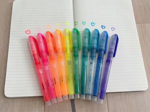 蛍光ペン 10本まとめ売り
