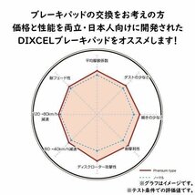 DIXCEL ベンツ W176 Aクラス A180 Fr.DISC 280x25mm フロント用 ブレーキパッド プレミアムタイプ BENZ 176042 ディクセル 1115326_画像4