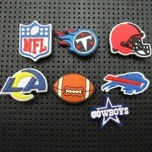 新品 NFL クロックス ジビッツ サンダル バッジ マーカー 取付