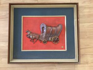  antique goods horse car tree carving. wall decoration 