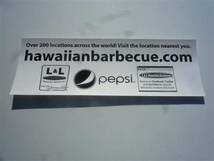 L&L hawaiianBBQ 初代 バンパーステッカー USDM HDM hawaii ハワイ仕様 US仕様　レア_画像2