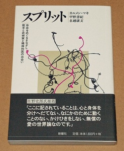 【即決】●カルメン・マキ 甲野善紀 名越康文『スプリット 存在をめぐるまなざし 歌手と武術家と精神科医の出会い』●帯付●佐野史郎