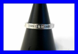 ○ Красота Pinky &amp; Dianne Pinky &amp; Diane P &amp; D Pt900 Platinum Ring Ring 4.8G Z0195