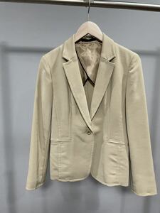  beautiful goods ROPE long sleeve Tailor jacket tops M38 size beige lady's 