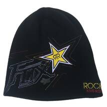 FOX Racing Rockstar Energy ロックスターエナジースポンサード ビーニーニットキャップ [並行輸入品]_画像4