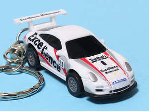 ★☆PORSCHE☆ポルシェ 911カレラ☆カレラカップ☆＃11　EXCELLENCE MOTORSPORT☆プルバックカー☆ミニカー☆キーホルダー・アクセサリー☆