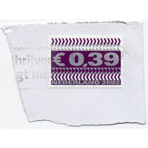 使用済切手 オランダ 0327