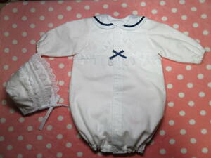  new goods * handmade new life. birth .! pure-white. baby dress 2 point set ..,.. three .*** in present .! winter thing 0682