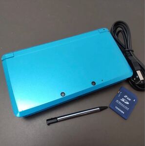 安心の整備済み!◆任天堂3DS 中古本体◆ライトブルー◆18