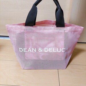 2021年夏期限定 DEAN&DELUCA ディーンアンドデルーカ メッシュトートバッグ スモークピンク Mサイズ