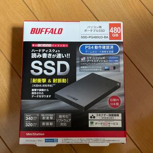 バッファロー 外付け SSD-PG480U3-BA