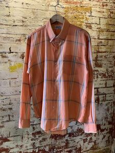 ~70s Kmart PLAID B.D.SHIRT ヴィンテージ ビンテージ チェックシャツ ボタンダウンシャツ BDシャツ 3点留め アメトラ TRAD 60s 送料無料