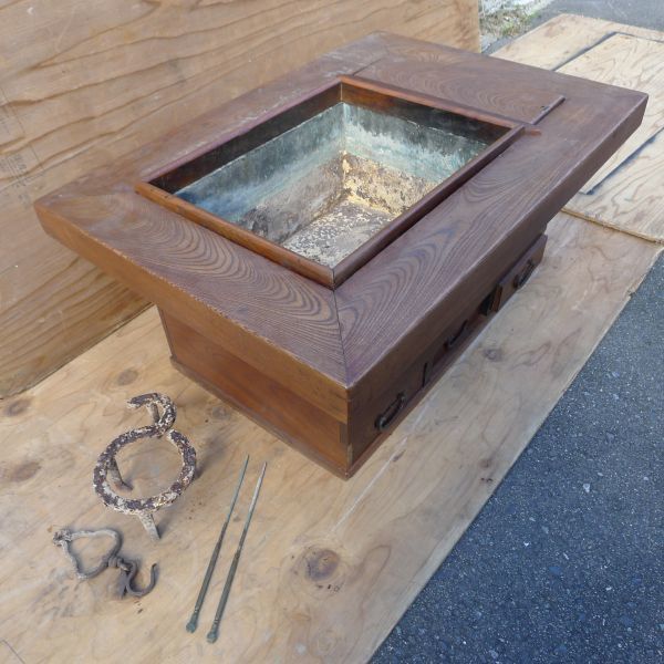 マートマート長火鉢 箱火鉢 囲炉裏 船大工 テーブル | blog