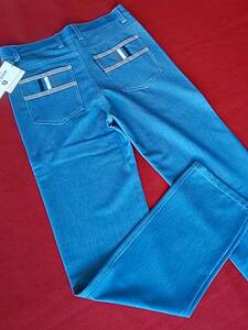 DOUX DOUCE Duke ste.- che new goods SALE!! special price free shipping no- tuck stretch jeans big size W100 311508
