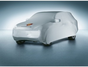 Porsche 純正 新品 カイエン E1 ボディーカバー ガレージ・屋内用 純正ロゴ入り クレスト ボディ保護 専用設計