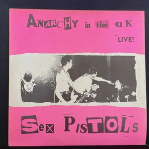sex pistols anarchy in the uk -LIVE セックスピストルズ　LP