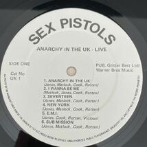 sex pistols anarchy in the uk -LIVE セックスピストルズ　LP_画像6