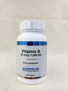 DOUGLAS Vitamin D 100粒入り ビタミンD サプリメント サプリ 健康 美容 新品未開封