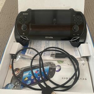 PlayStation Vita （プレイステーション ヴィータ） Wi-Fiモデル クリスタル・ブラック　ソフト3タイトル付
