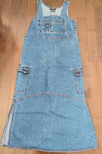ワンピース ロングスカート デニムスカート マキシ丈 古着
