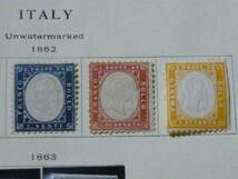 イタリア切手№1　1862-1910年 SC#17-114の内 99種 SC評価 $1250_画像3