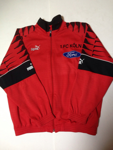 Сделано в болгарском ★ PUMA: Puma 90S Джерси Джерси куртка FC Cologne Ford Ford Vintage Vintage Europe ★ ★