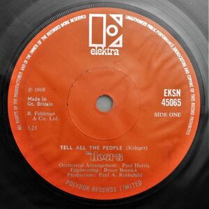 T-559 UK запись The Doors дверь zTell All The People/Easy Ride EKSN 45065 45 RPM