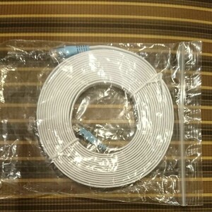 〈新品〉イーサネット フラット LANケーブル CAT5E 4.5m