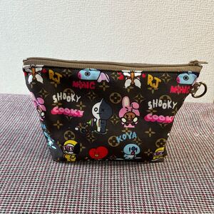ハンドメイド 小物入れ 化粧ポーチ BTS bt21